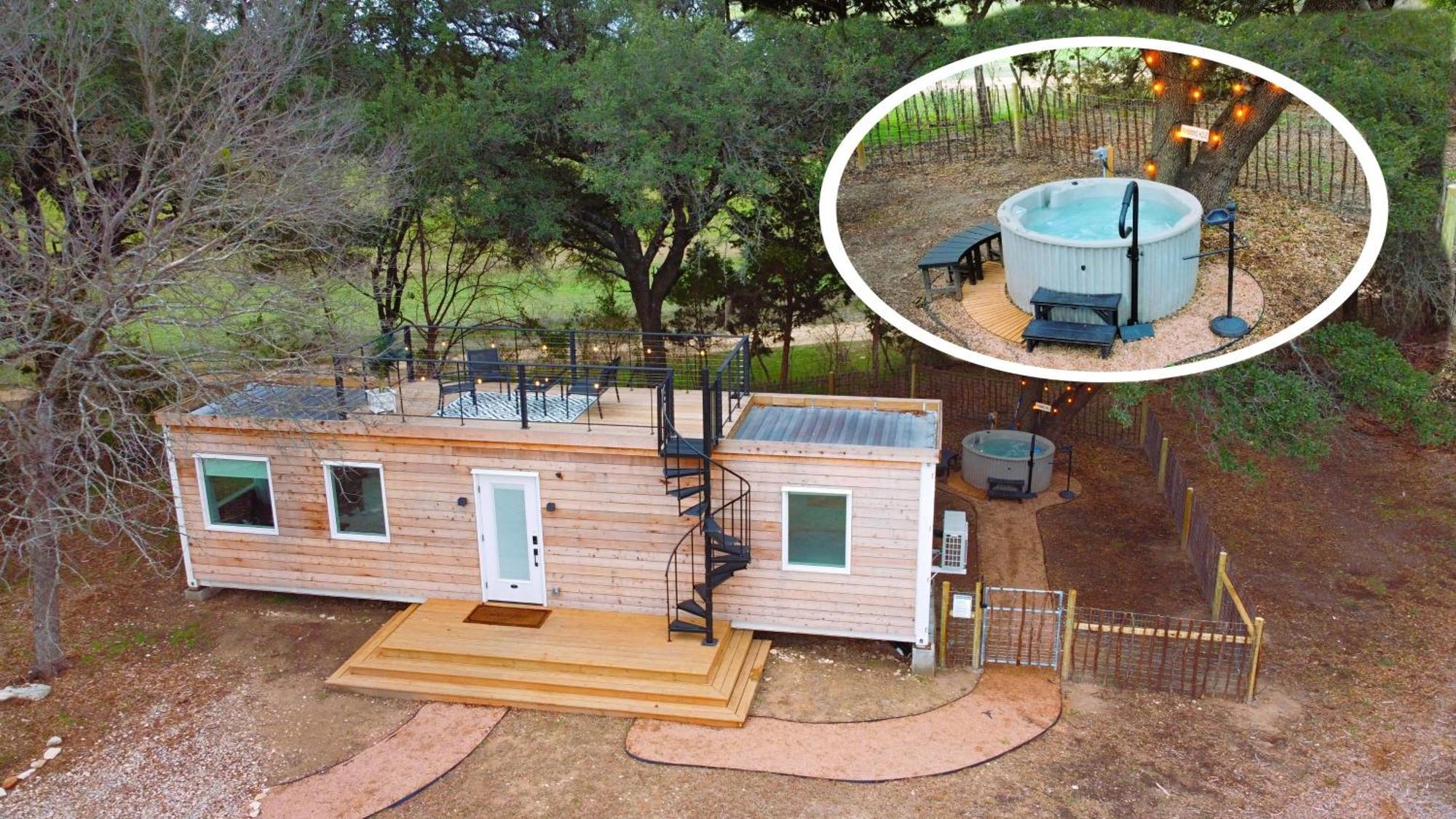 The Lonely Bull Luxury Container Home On 5 Acres 웨더포드 외부 사진